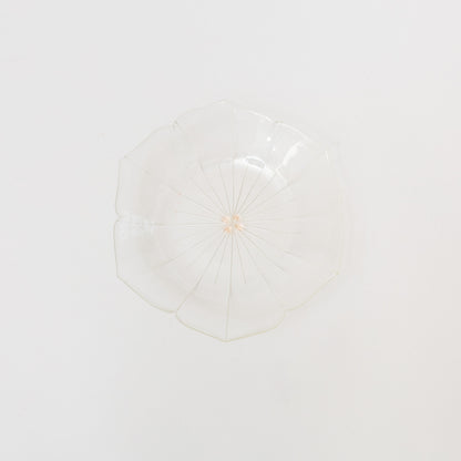 Sasaki shoko Glass works-花形大皿