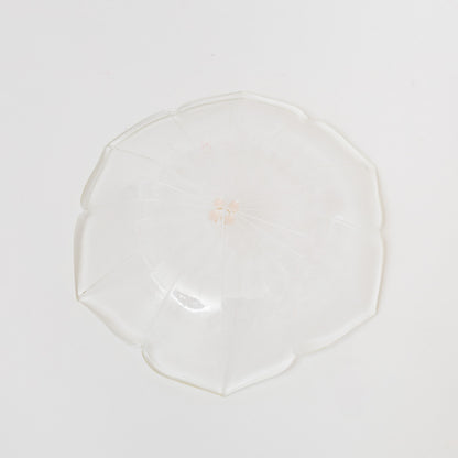 Sasaki shoko Glass works-花形大皿