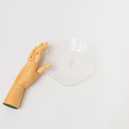 Sasaki shoko Glass works-花形大皿