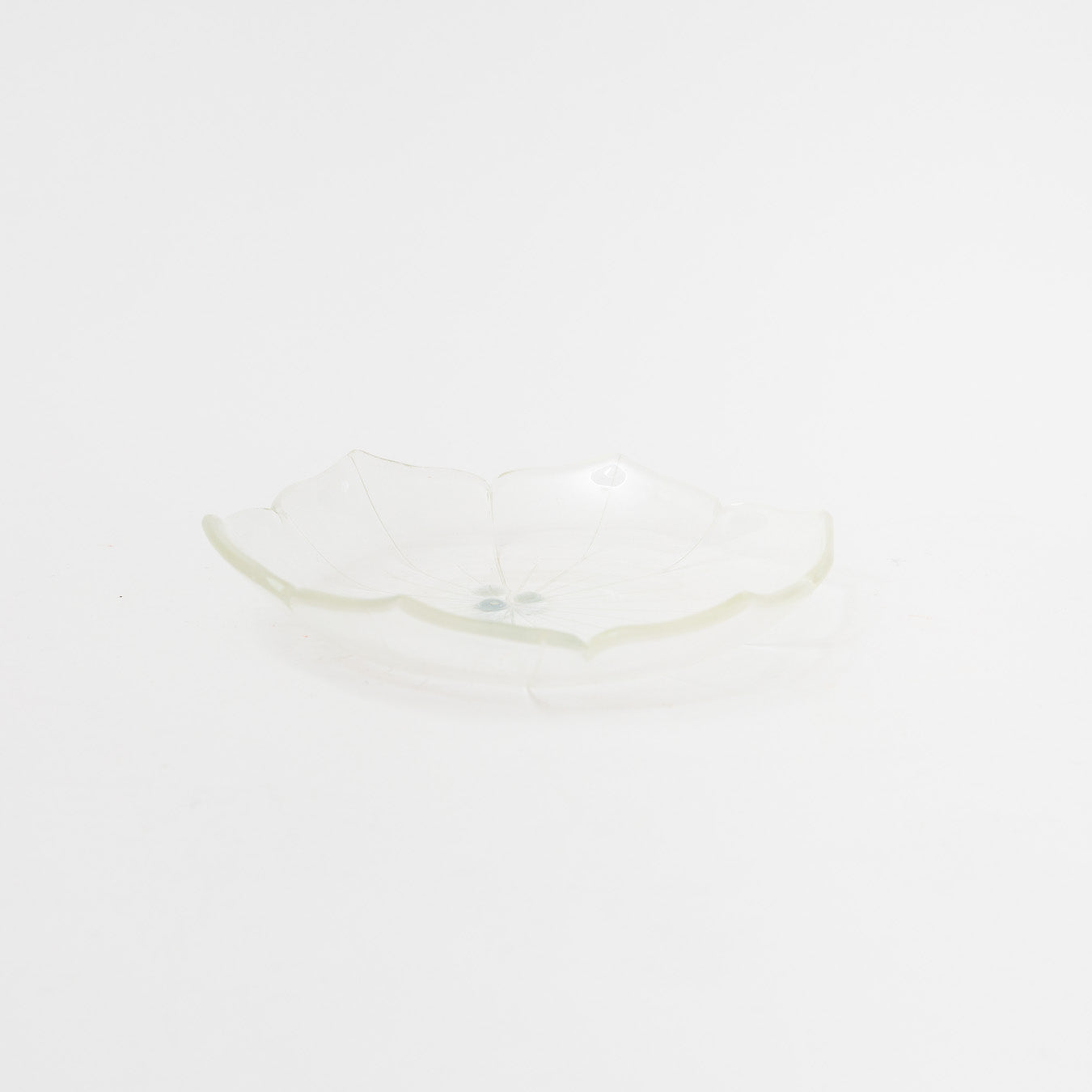 Sasaki shoko Glass works-花形中鉢 クリア＜A＞