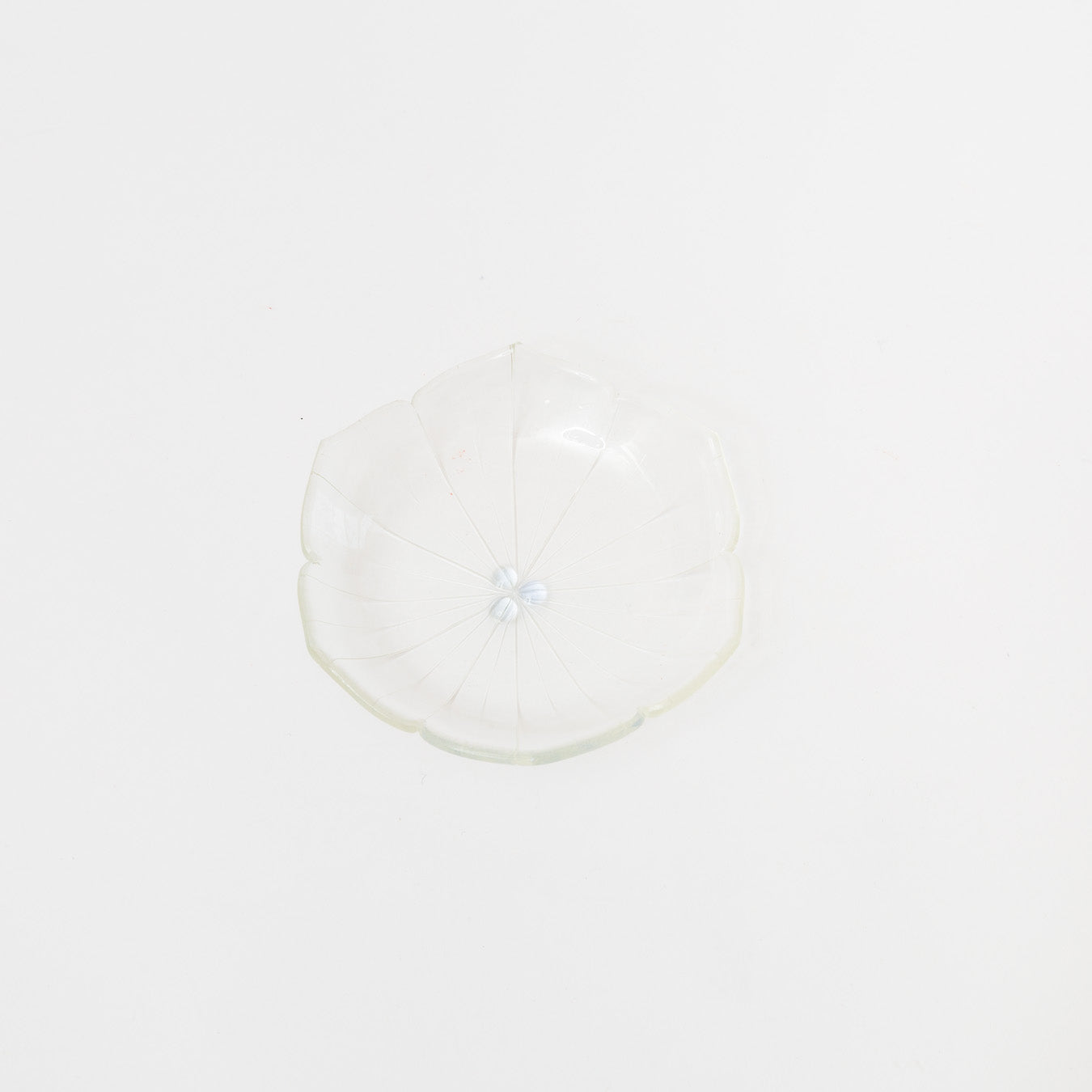 Sasaki shoko Glass works-花形中鉢 クリア＜B＞