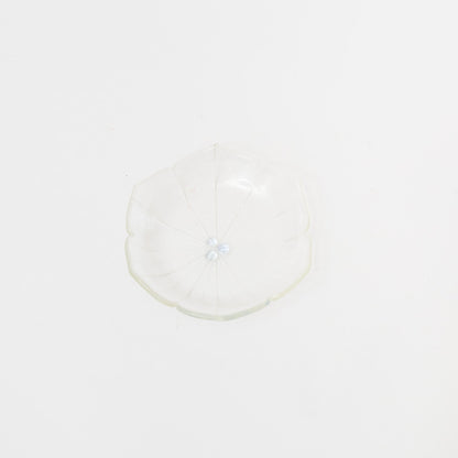 Sasaki shoko Glass works-花形中鉢 クリア＜B＞