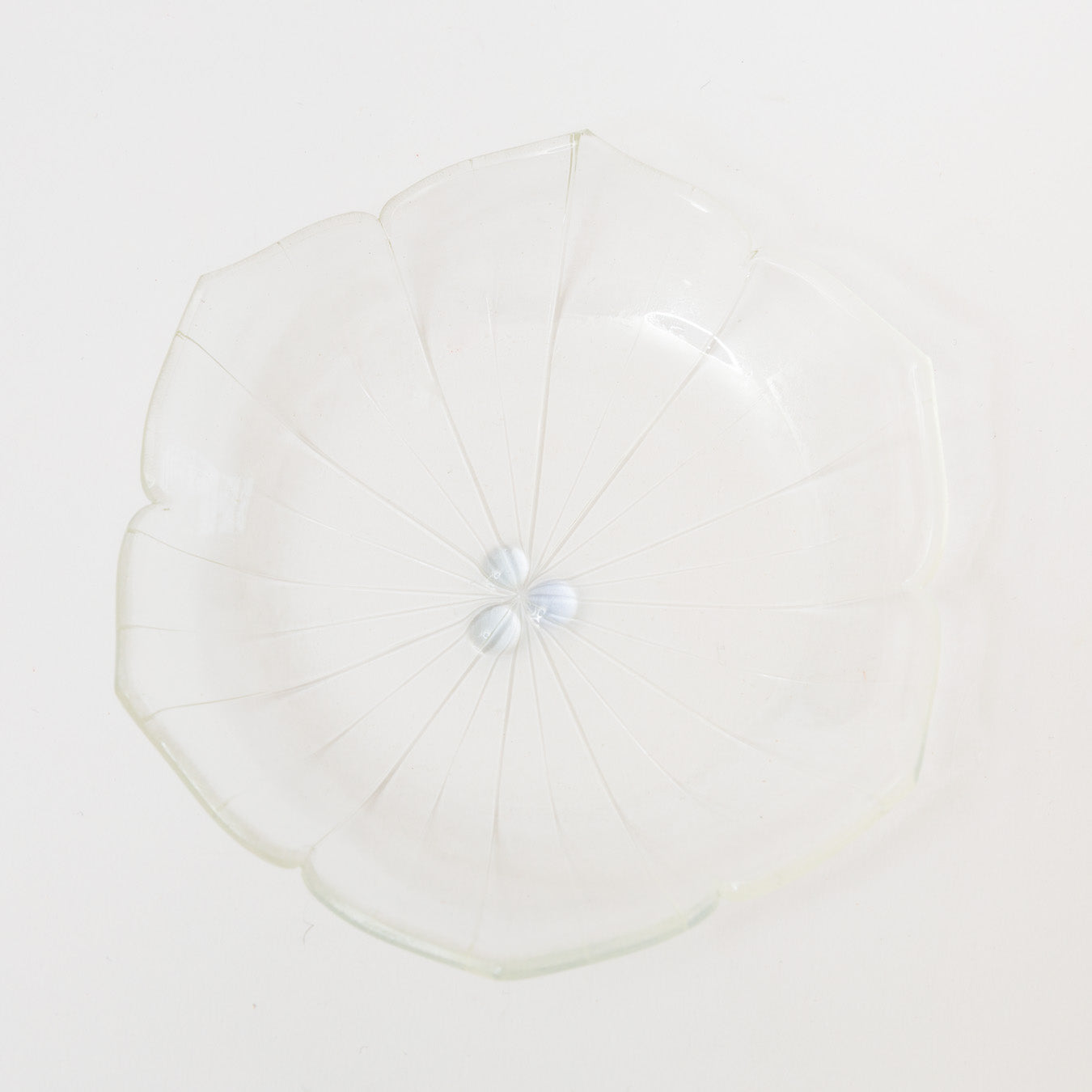 Sasaki shoko Glass works-花形中鉢 クリア＜B＞