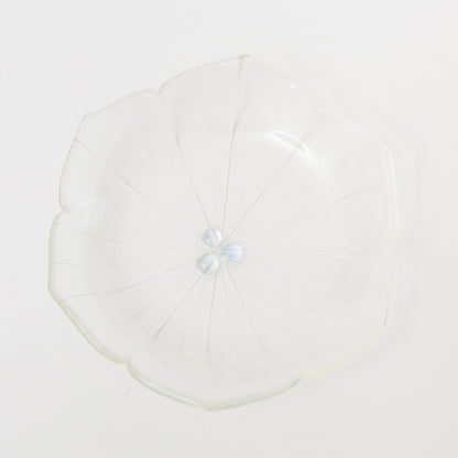 Sasaki shoko Glass works-花形中鉢 クリア＜B＞