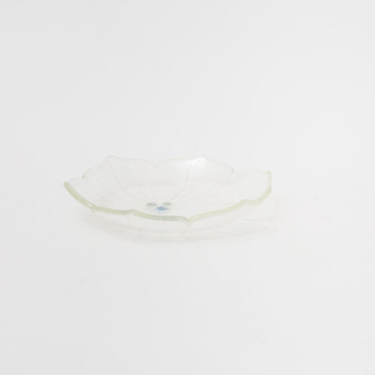 Sasaki shoko Glass works-花形中鉢 クリア＜B＞