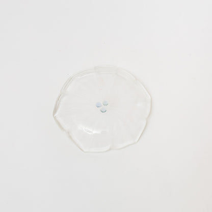 Sasaki shoko Glass works-花形中鉢 クリア＜B＞