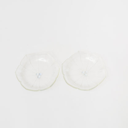 Sasaki shoko Glass works-花形中鉢 クリア＜B＞