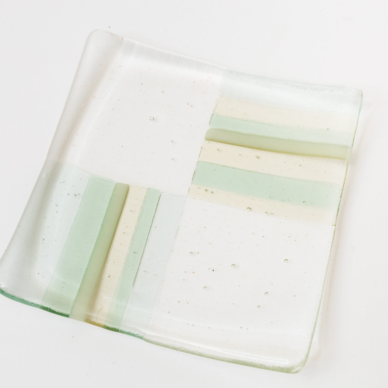 Sasaki shoko Glass works-角一松皿-1