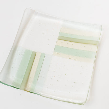 Sasaki shoko Glass works-角一松皿-1