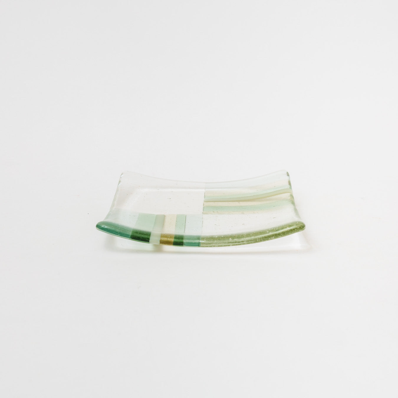Sasaki shoko Glass works-角一松皿-1