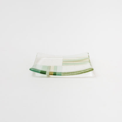 Sasaki shoko Glass works-角一松皿-1