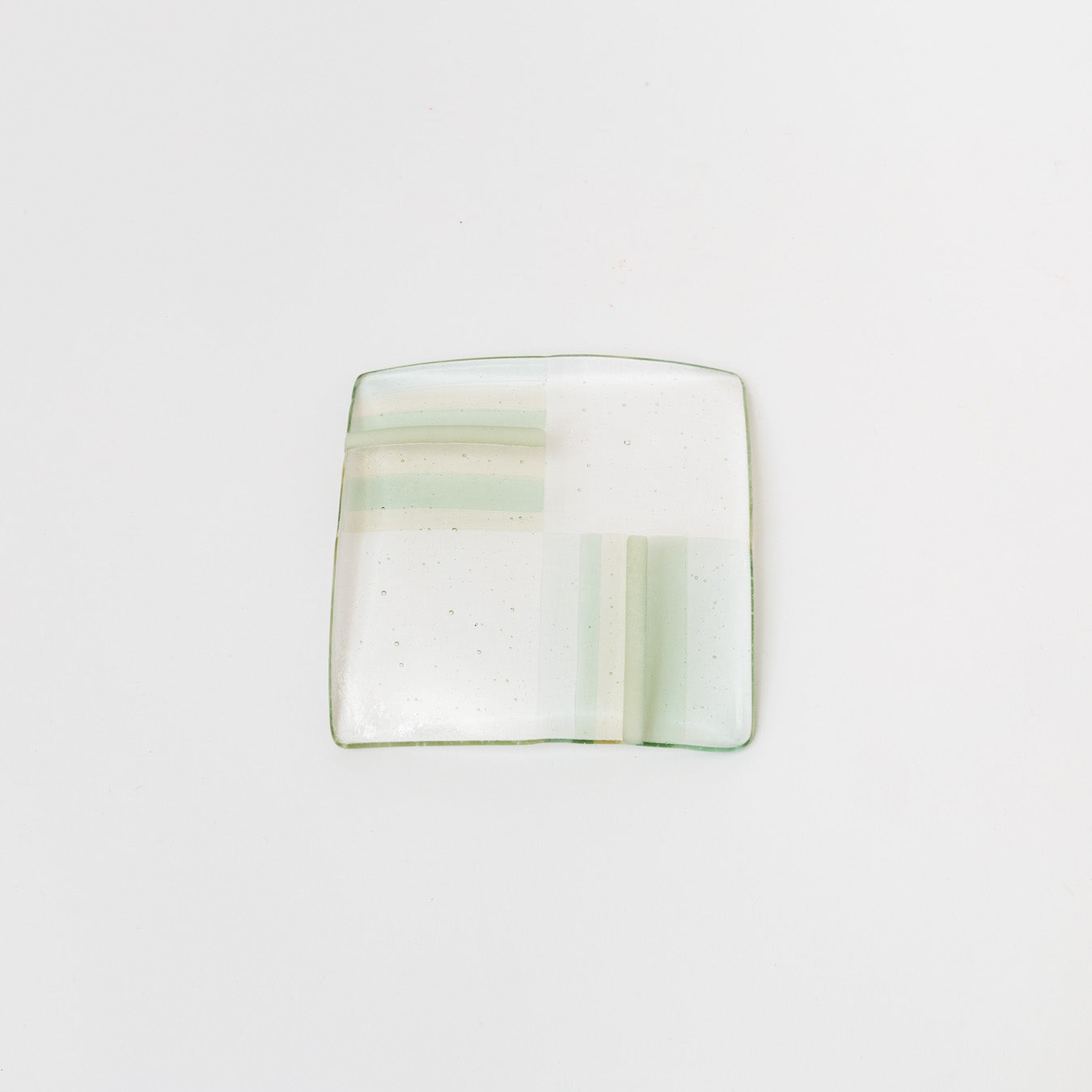 Sasaki shoko Glass works-角一松皿-1
