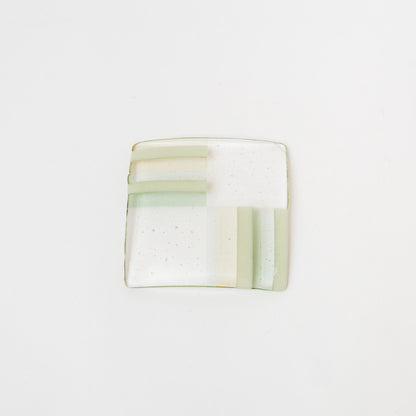 Sasaki shoko Glass works-角一松皿-2