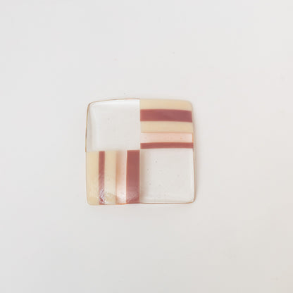 Sasaki shoko Glass works-角一松皿-4