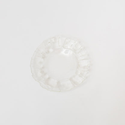 Sasaki shoko Glass works-結氷紋　リム皿