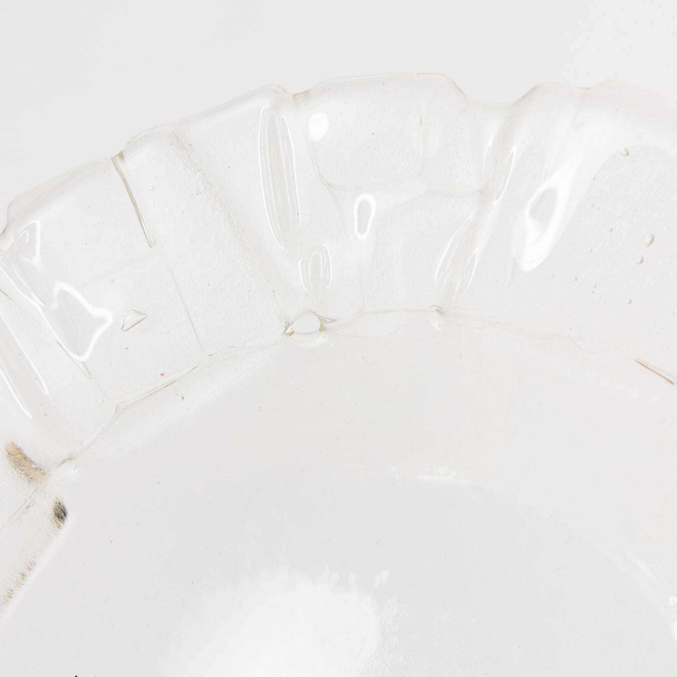 Sasaki shoko Glass works-結氷紋　リム皿
