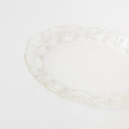 Sasaki shoko Glass works-結氷紋　オーバル小