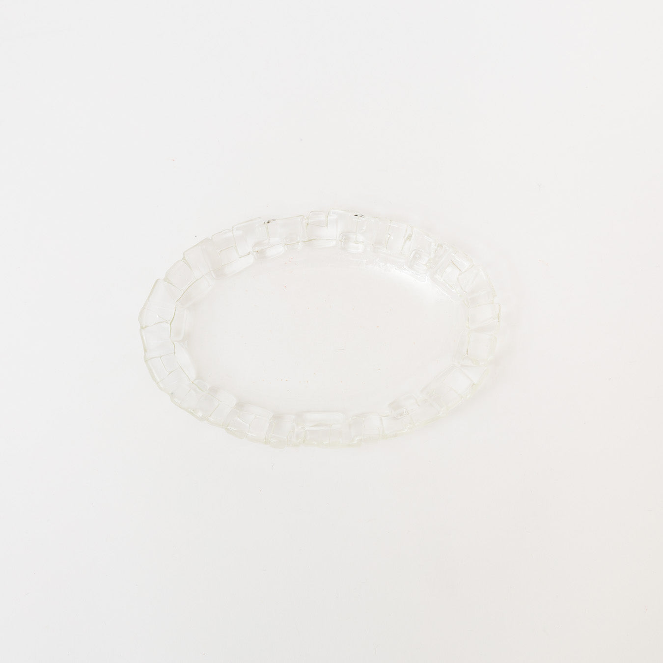 Sasaki shoko Glass works-結氷紋　オーバル小