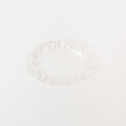 Sasaki shoko Glass works-結氷紋　オーバル小