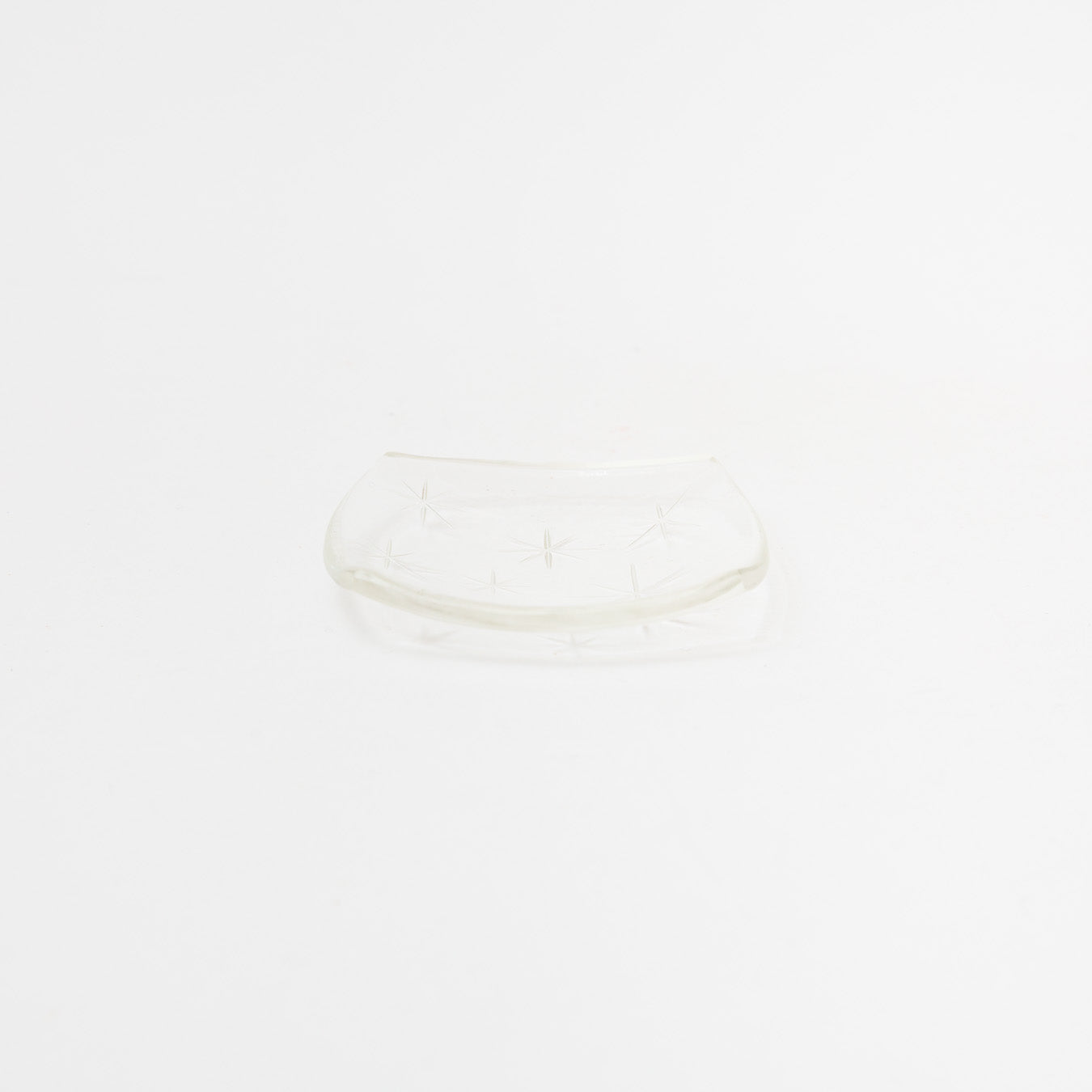 Sasaki shoko Glass works-角豆皿切子＜B＞
