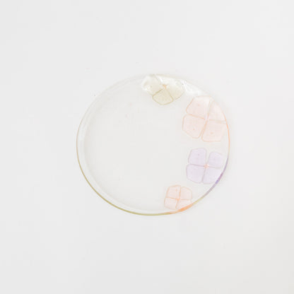Sasaki shoko Glass works-丸中大皿　浅