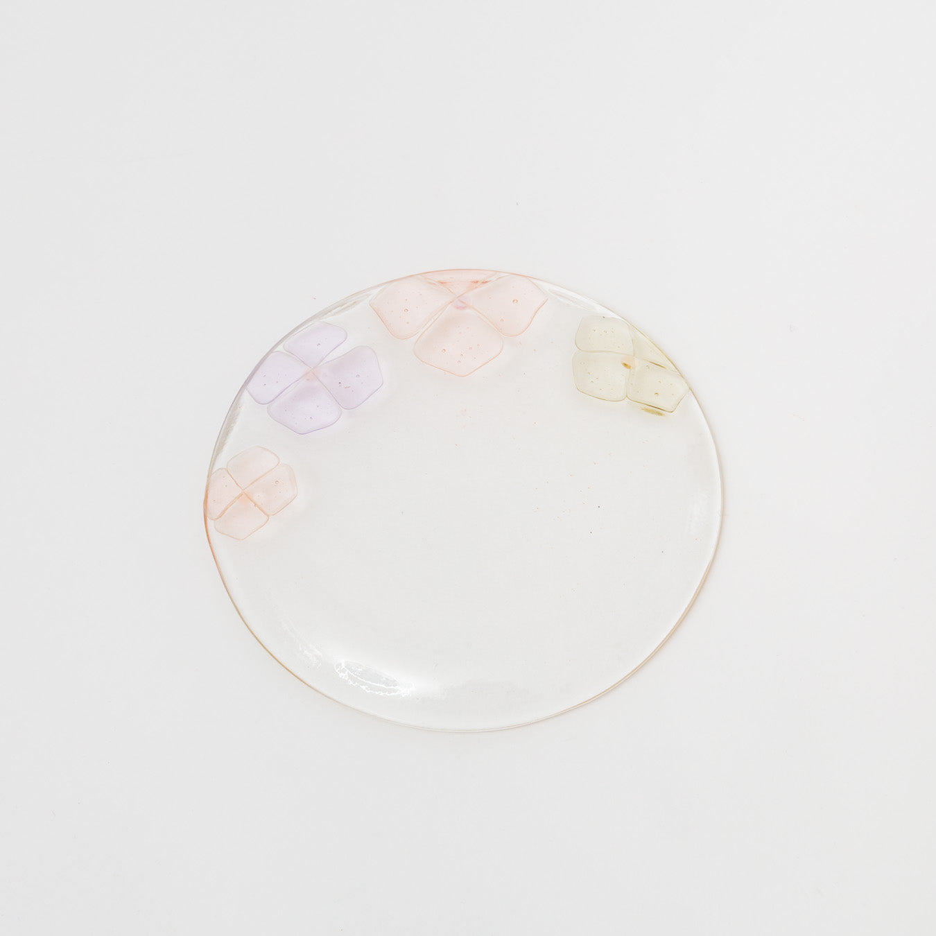 Sasaki shoko Glass works-丸中大皿　浅