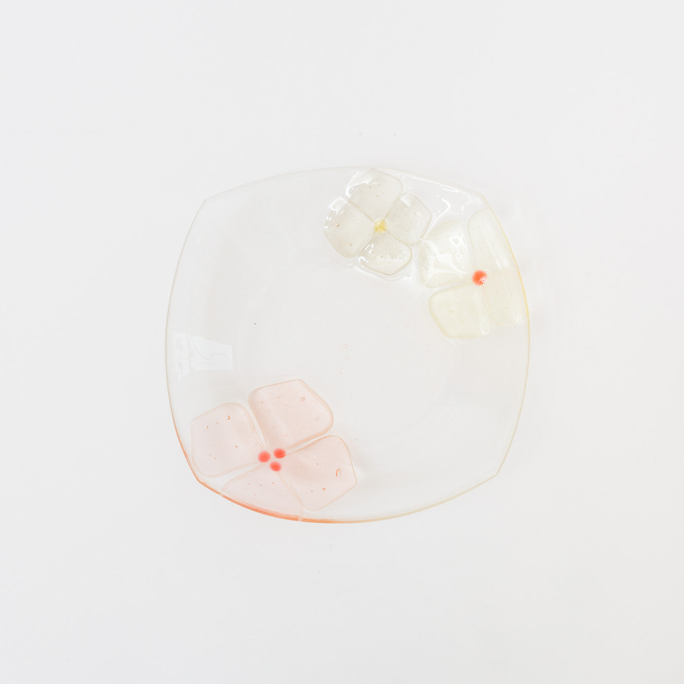 Sasaki shoko Glass works-角大皿　深-1