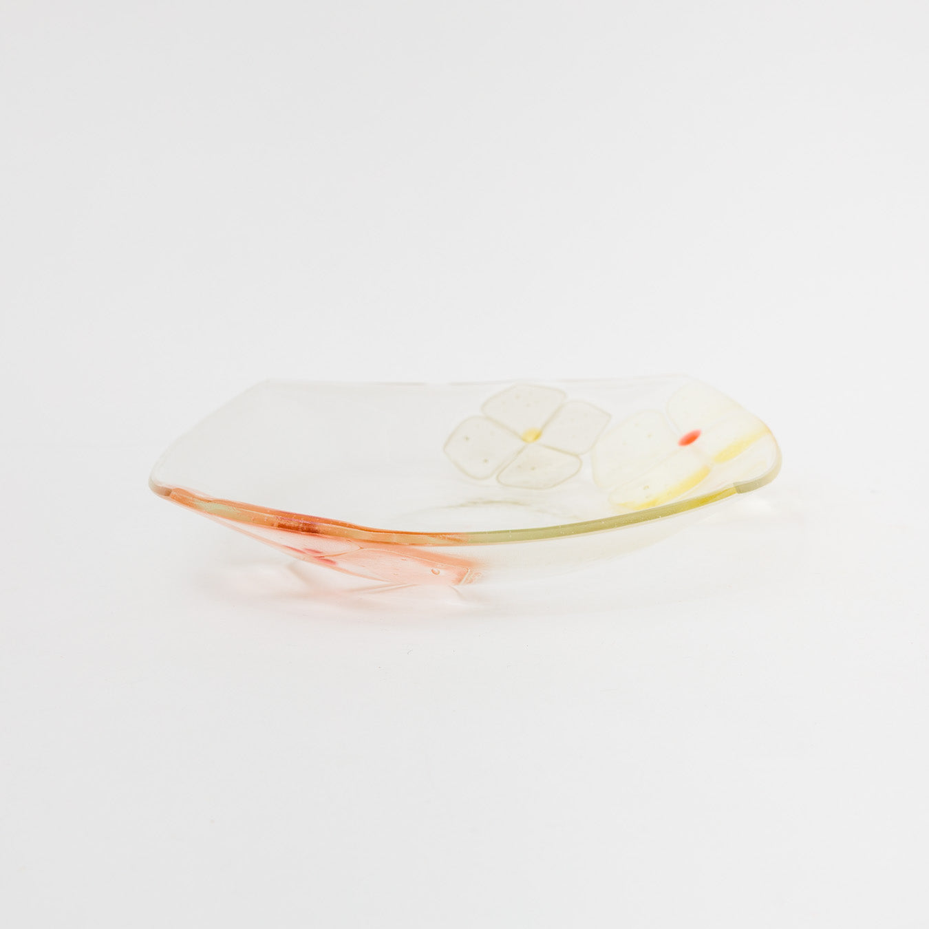 Sasaki shoko Glass works-角大皿　深-1