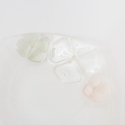 Sasaki shoko Glass works-角大皿　深-2