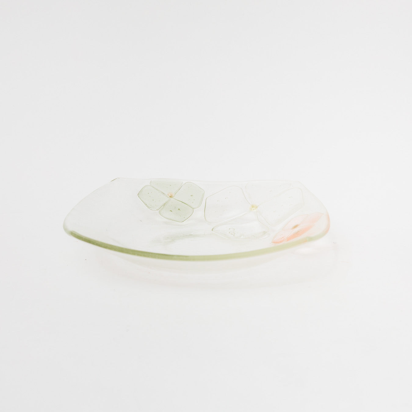 Sasaki shoko Glass works-角大皿　深-2