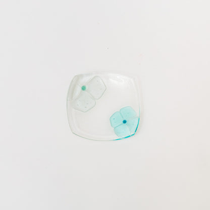 Sasaki shoko Glass works-角小皿-1