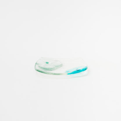 Sasaki shoko Glass works-角小皿-1