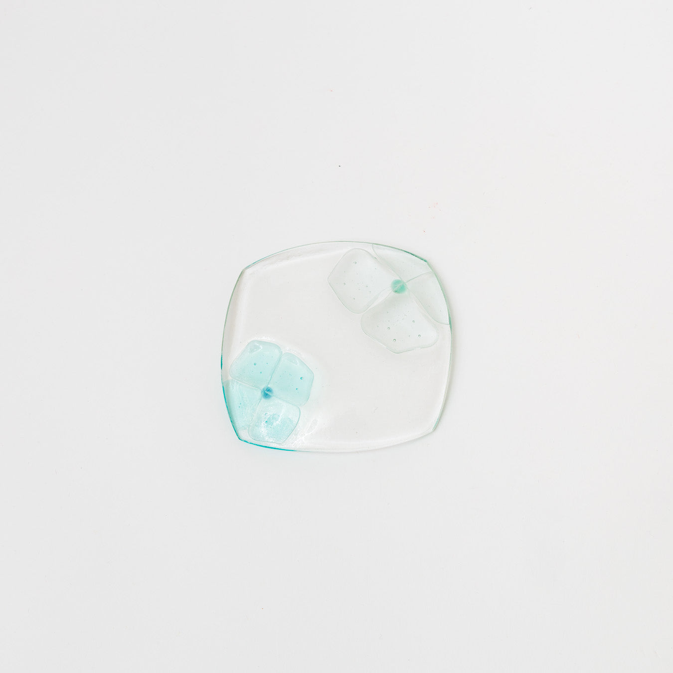 Sasaki shoko Glass works-角小皿-1