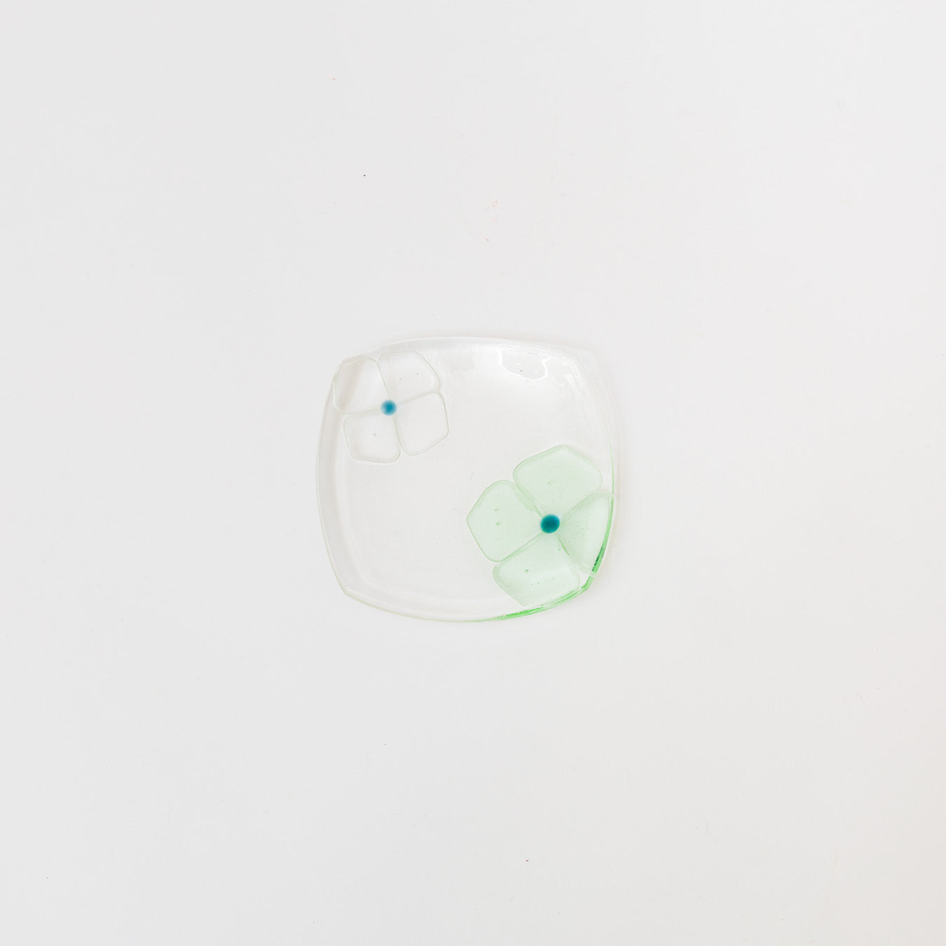 Sasaki shoko Glass works-角小皿-2