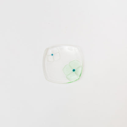 Sasaki shoko Glass works-角小皿-2