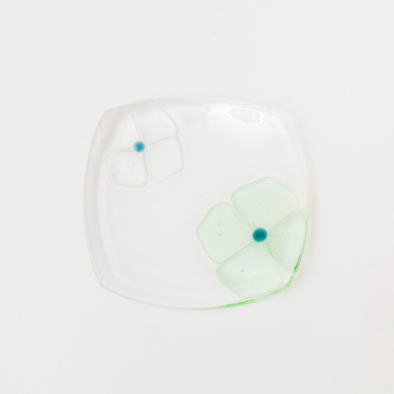 Sasaki shoko Glass works-角小皿-2