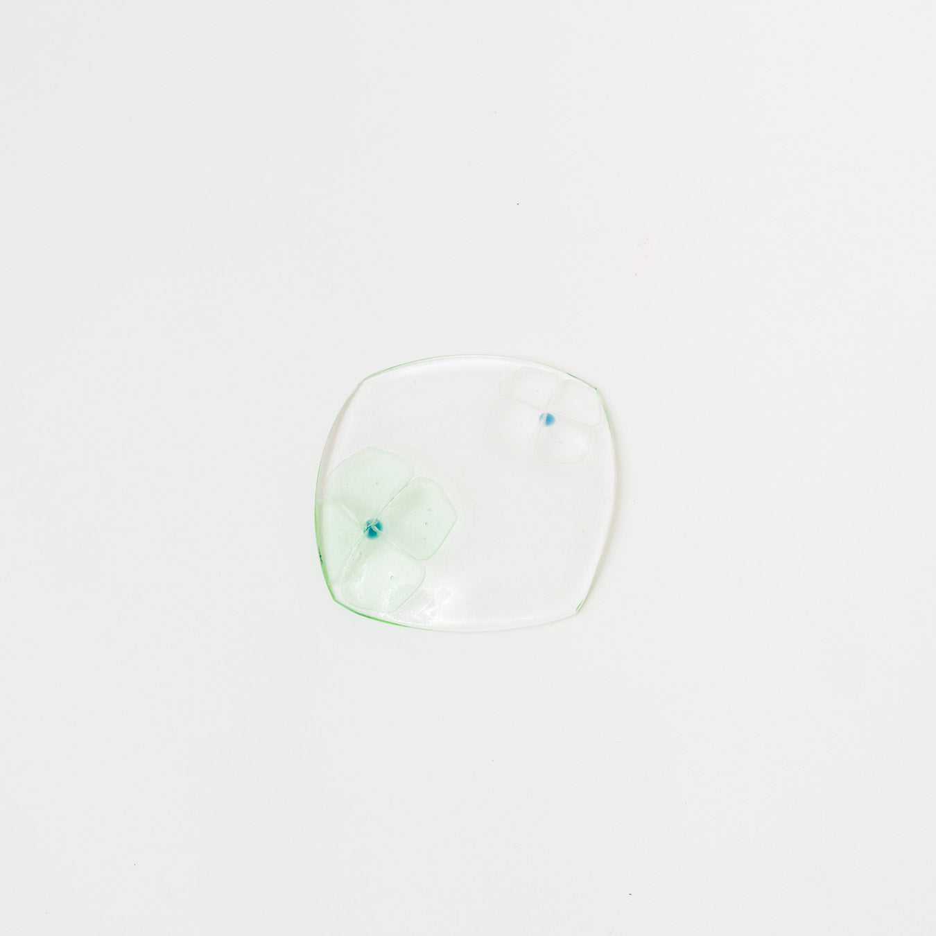 Sasaki shoko Glass works-角小皿-2