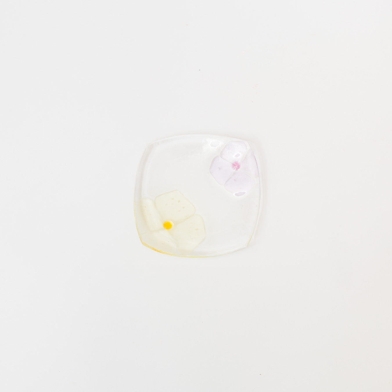 Sasaki shoko Glass works-角小皿-3