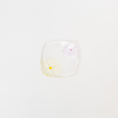 Sasaki shoko Glass works-角小皿-3