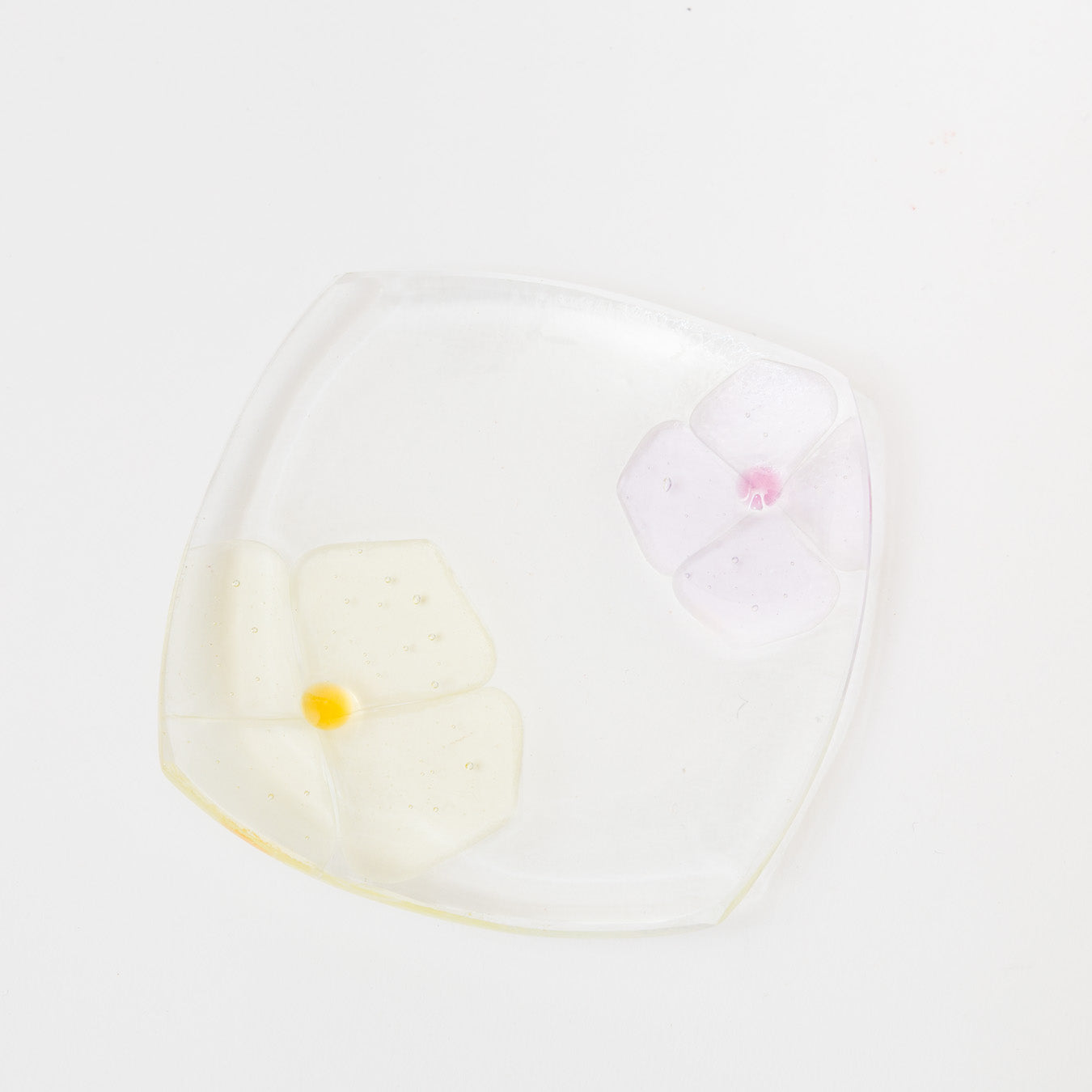 Sasaki shoko Glass works-角小皿-3