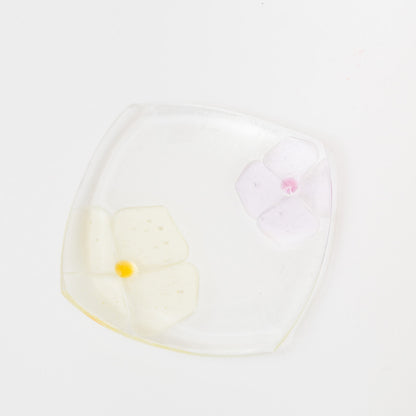 Sasaki shoko Glass works-角小皿-3