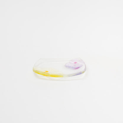 Sasaki shoko Glass works-角小皿-3