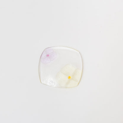 Sasaki shoko Glass works-角小皿-3