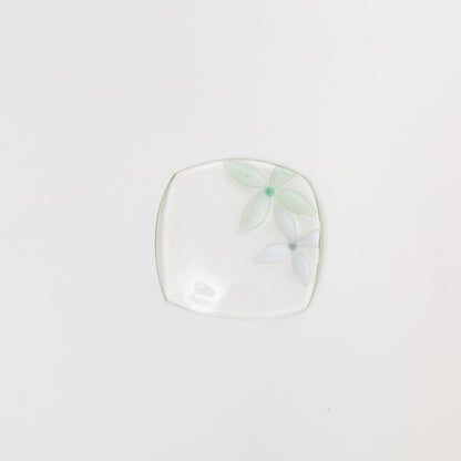 Sasaki shoko Glass works-角小皿-4