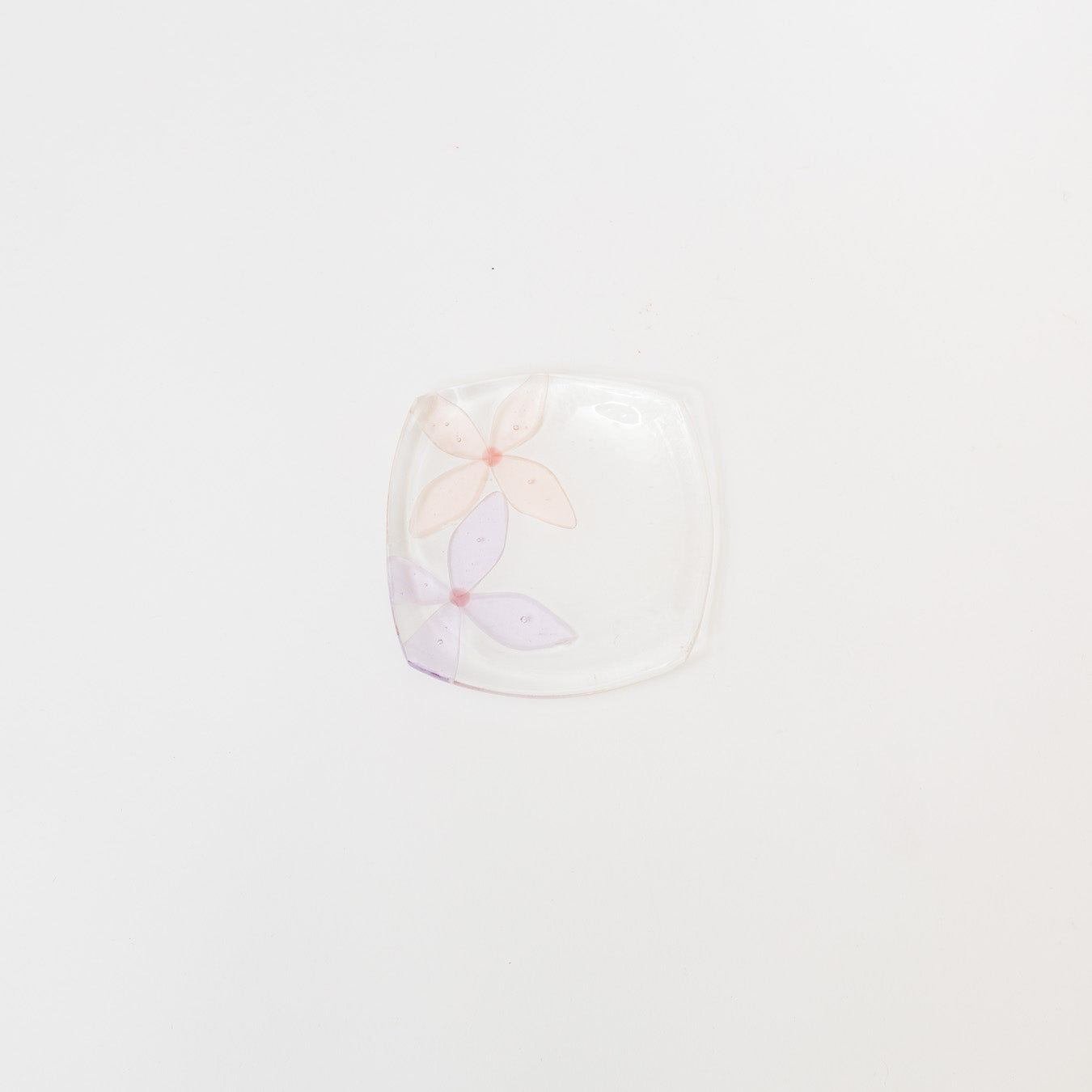 Sasaki shoko Glass works-角小皿-5