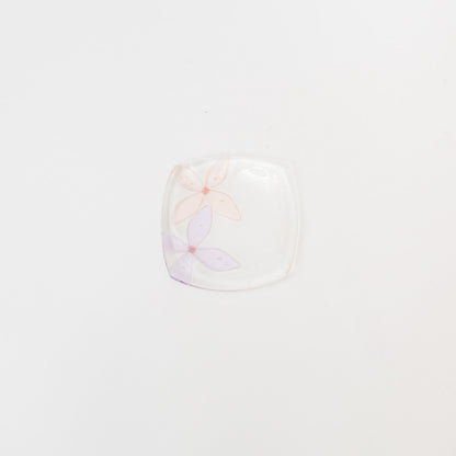 Sasaki shoko Glass works-角小皿-5