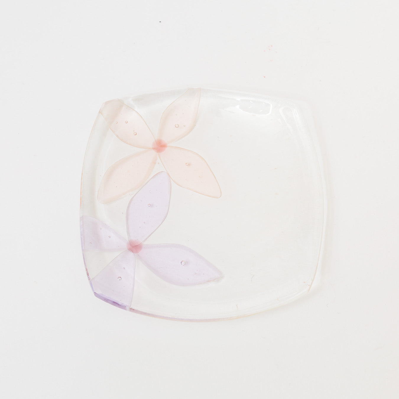 Sasaki shoko Glass works-角小皿-5