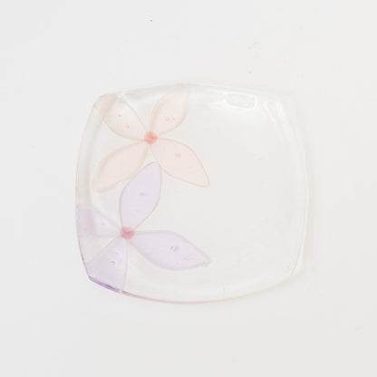 Sasaki shoko Glass works-角小皿-5