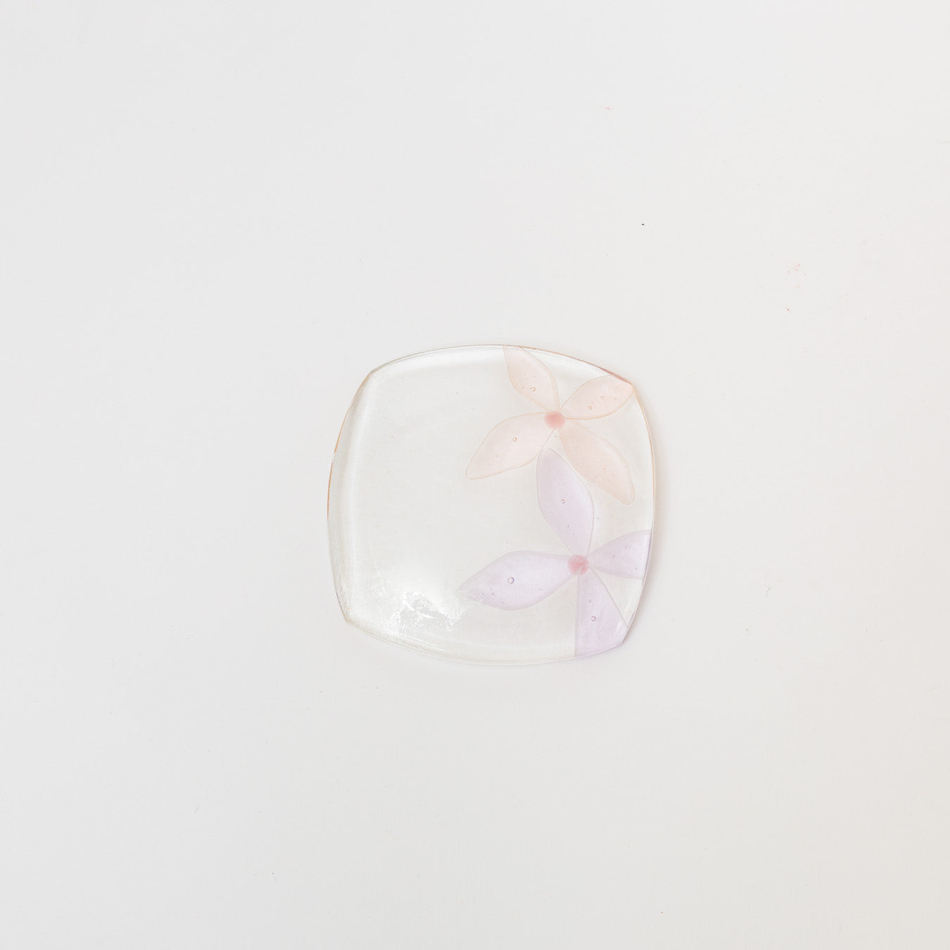 Sasaki shoko Glass works-角小皿-5