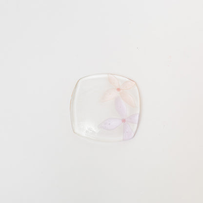 Sasaki shoko Glass works-角小皿-5